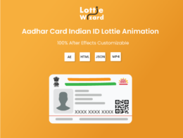 Aadhar-Card-Indian-ID-Card-Lottie-Animation-Pack---Lottie-Wizard