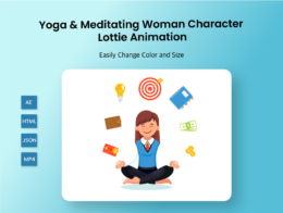 Yoga-&-Meditating-Woman-Character-Lottie-Animation-Lottie-Wizard